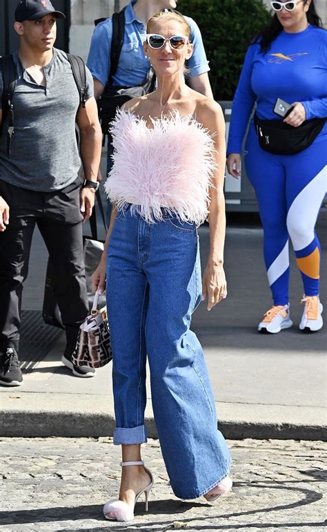 Céline Dion Wore Controversial Asymmetrical Jeans 